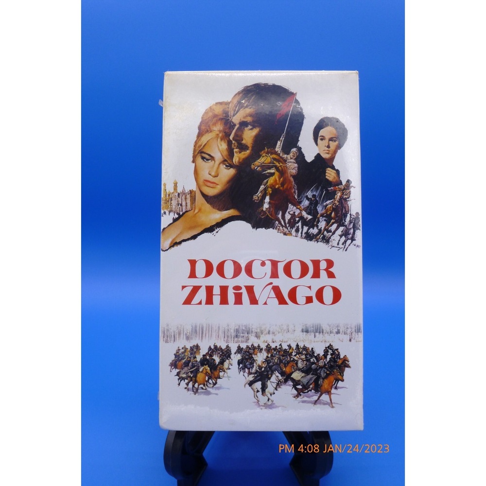 Doctor Zhivago VHS 2001 2-Tape Set 2-Pack Drama Movie Omar Sharif Julie Christie